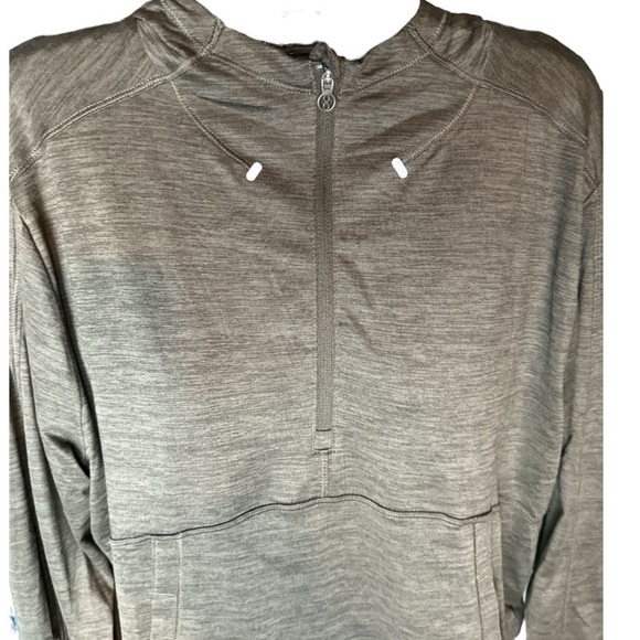 Layer 8 qwik-dry half zip pullover active performance hoodie lightweight - Picture 3 of 4